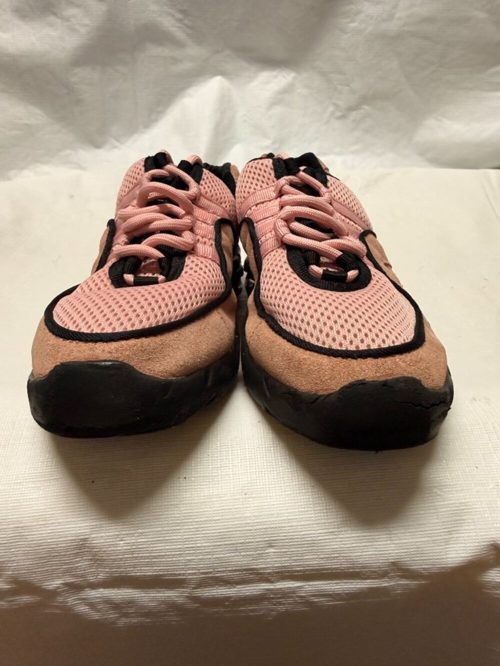 Bloch Boost Mesh Split Sole Dance Sneakers Pink Black Jazz S0538L